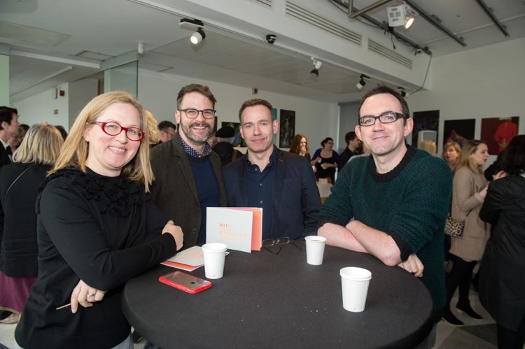 Annette Nugent (Communication Consultant for The Casement Project) with Kris Nelson, Eugene Downes and Tom Creed