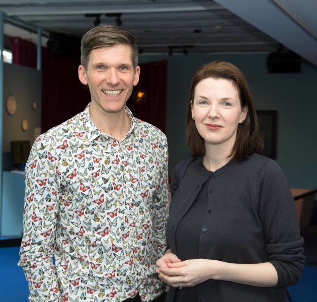 Fearghus Ó Conchúir and Karen Downey (Project Manager, ART:2016)