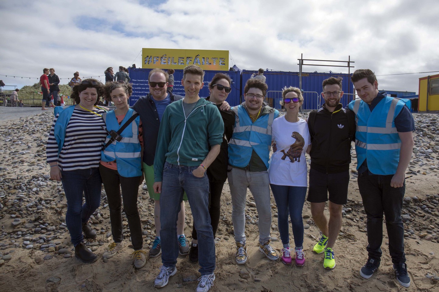 Fearghus  and some of the Féile Fáilte Team