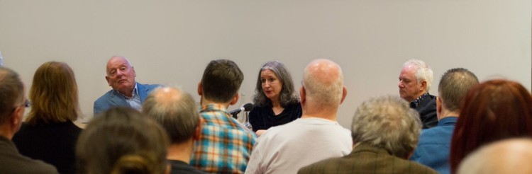 Jeffrey Dudgeon, Caitriona Crowe and Gerry Kearns (Photo Pari Naderi)